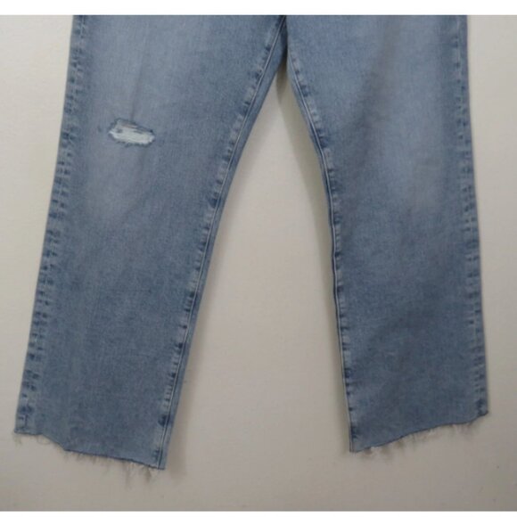 AG Adriano Goldschmied size 31 Kinsley Straight High Rise Crop Jeans NEW $227 - Picture 5 of 8